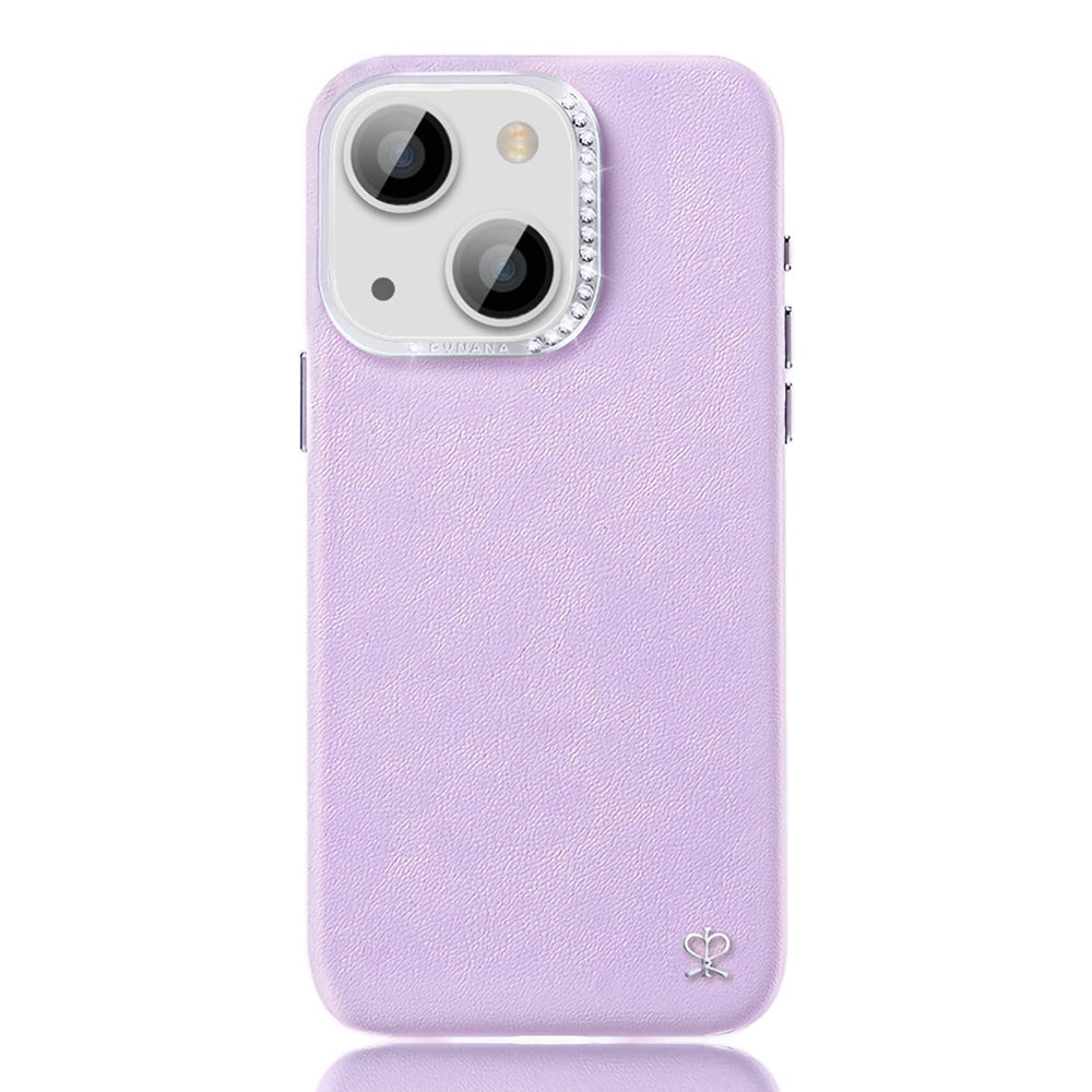 Pynana Starry Serisi iPhone 14 Pro Suni Deri Tasarımlı Telefon Kılıfı Pynana Starry Serisi iPhone 14 Pro Suni Deri Tasarımlı Telefon Kılıfı